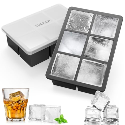 Lot De 2 Grands Bac a Glacons avec Couvercle, Bac