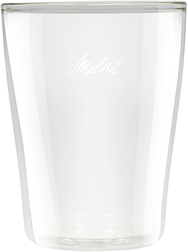 Melitta 2 Verres à Café Long, Double Paroi Isolante, Anti-Brulure,