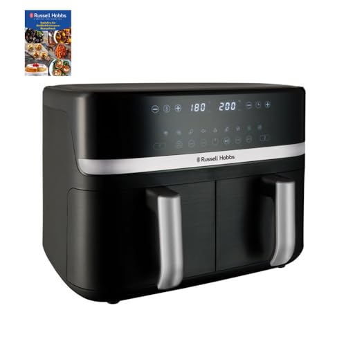 Russell Hobbs Air Fryer Rapid Air 9L [2 compartiments, Compact,