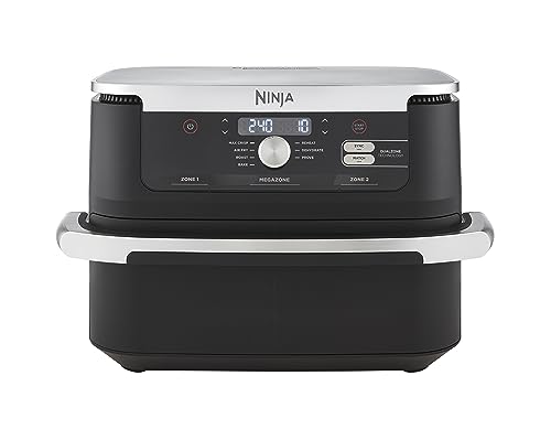 NINJA Foodi FlexDrawer Air Fryer, Dual Zone Avec Séparateur Amovible,