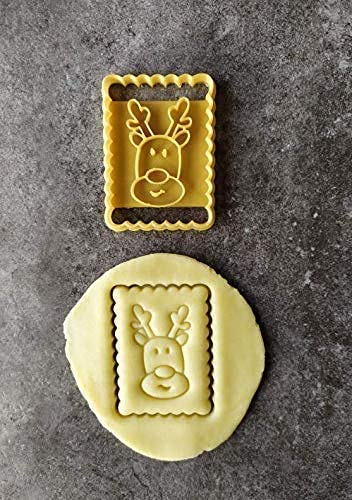 3DKOUPE - Emporte-pièce petit beurre - Motif renne de Noël