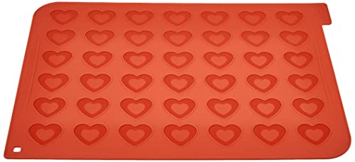 silikomart 23.043.00.0065 Tapis en Silicone pour Réaliser 42 Macarons en