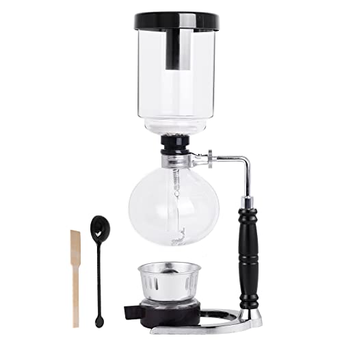 YUCHENGTECH Cafetière a Siphon,Vitreux, 3 Tasses (360ml)