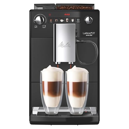 Melitta Latticia One Touch Noir Mat, Machine à Café à