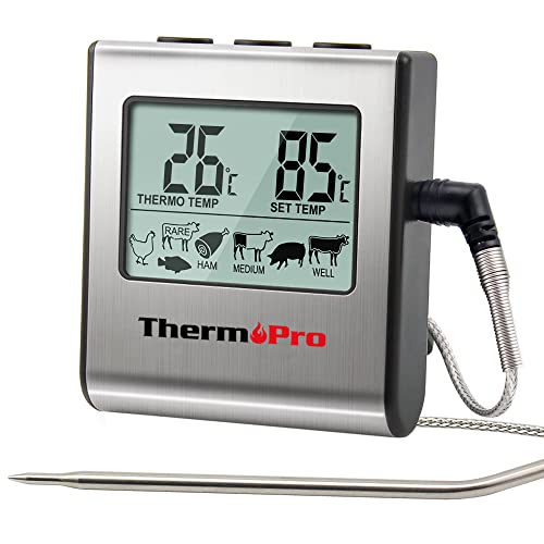 ThermoPro TP16 Thermometre Cuisine pour Viande Numérique avec Large Écran