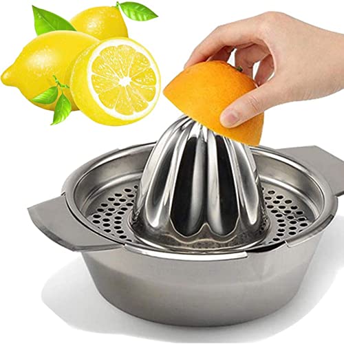 Presse Agrumes Manuel Citron Professionnel Inox Chaux Orange Juicer Couvercle