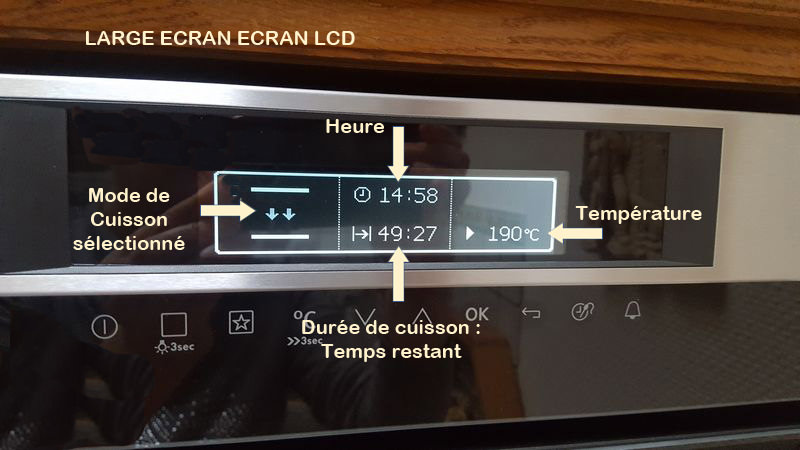 Passions By Cath Four encastrable avec sonde de cuisson AEG – BPE742320M - Caractéristiques et Fonctionnalité - Démonstration Ecran LCD 1