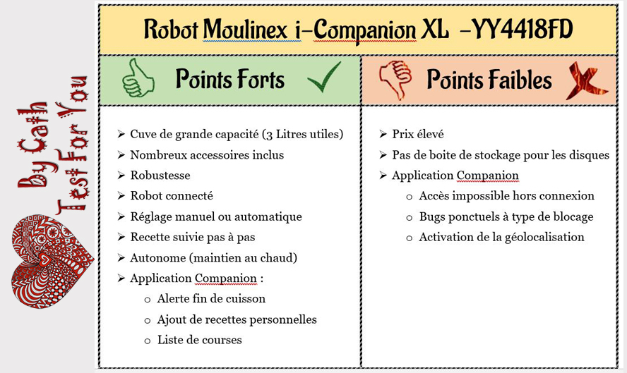 i-Companion XL Moulinex - Points forts & points faibles