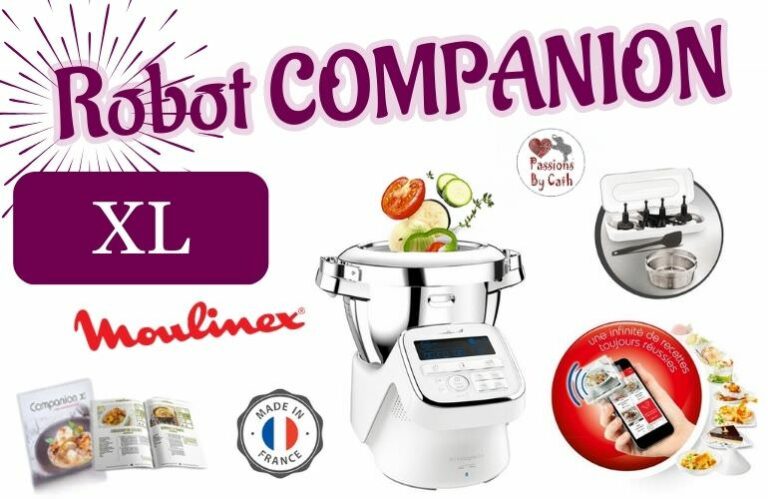 Passions By Cath i Coach Touch, le 1er robot pâtissier connecté Moulinex avec balance connectée - Réf QA951810 Moulinex i Companion XL