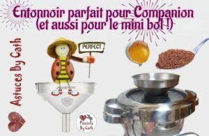 Entonnoir parfaitement adaptable au robot Companion de Moulinex