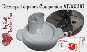 Kit Découpe légumes Moulinex XF383110 pour robot cuiseur Companion