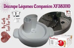 Kit Découpe légumes Moulinex XF383110 pour robot cuiseur Companion