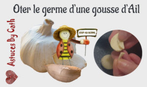 Oter le germe d'une gousse d'ail