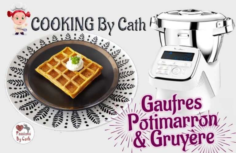 Gaufres Potimarron & Gruyère By Cath - Recette filmée avec le robot Companion Moulinex - Végétarien