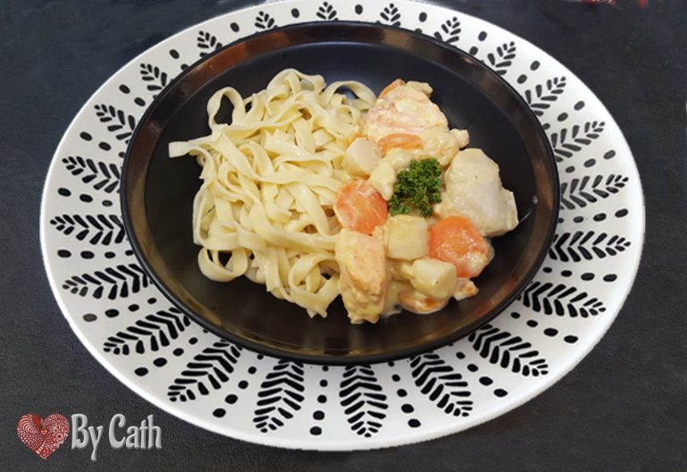 Blanquette de la mer safranée By Cath – Recette gourmande filmée avec le Companion