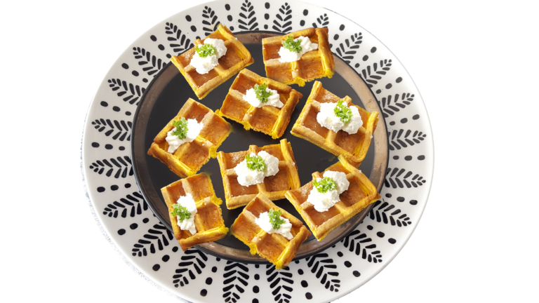 Gaufres Potimarron & Gruyère au robot Companion