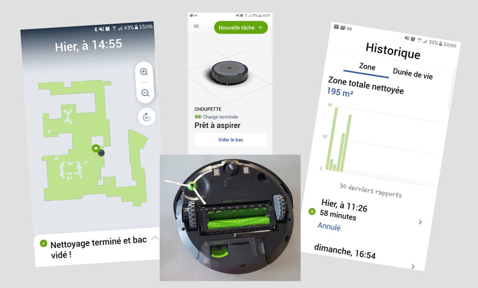 application irobot roomba