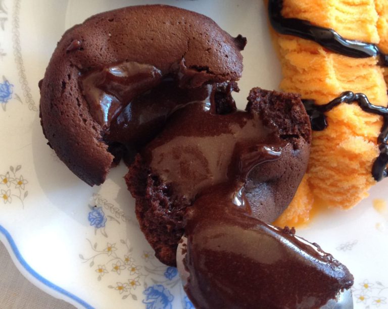 coeur coulant au chocolat