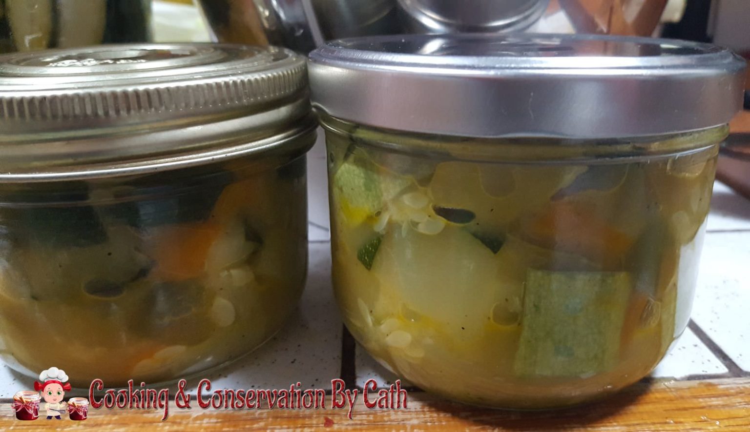 Curry Courgettes au Companion - Stérilisation possible