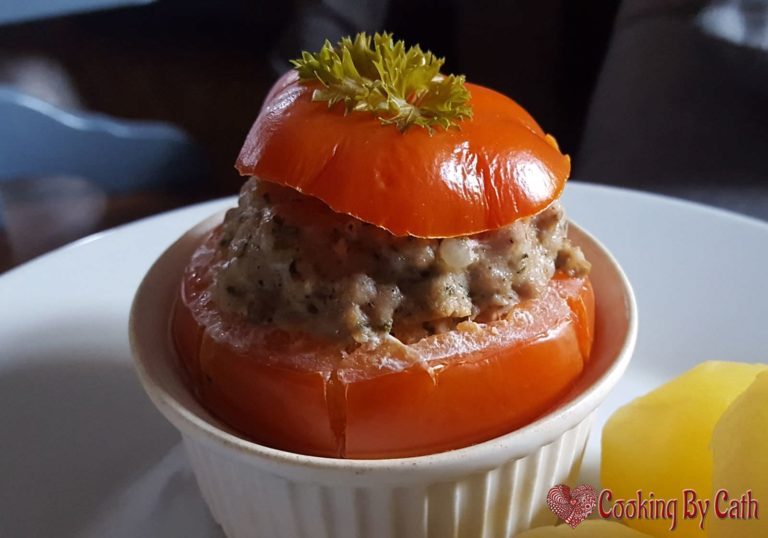 Tomate farcie, cuite au Companion