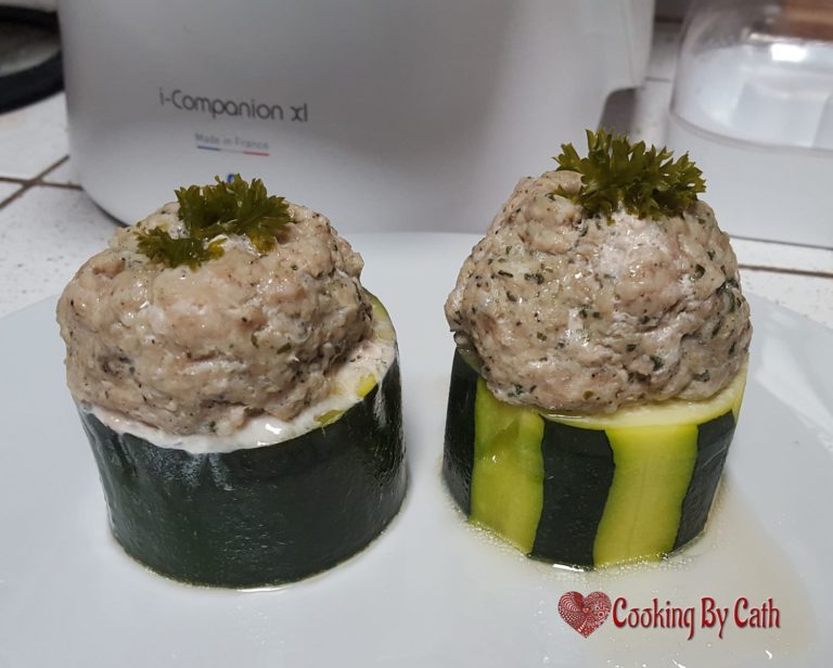 Courgette farcie au Companion