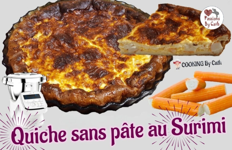 Quiche sans pâte au Surimi