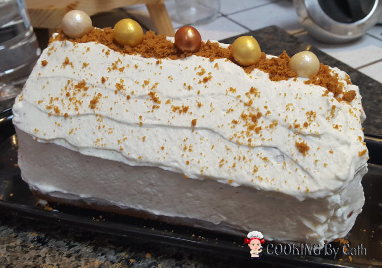 Cake aux Speculoos façon bûche By Cath