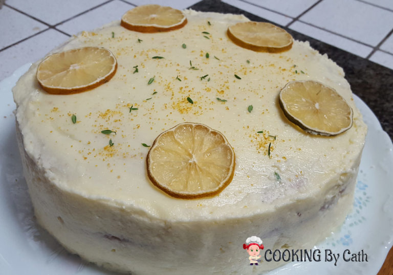 Gâteau Courgette Thym Citron