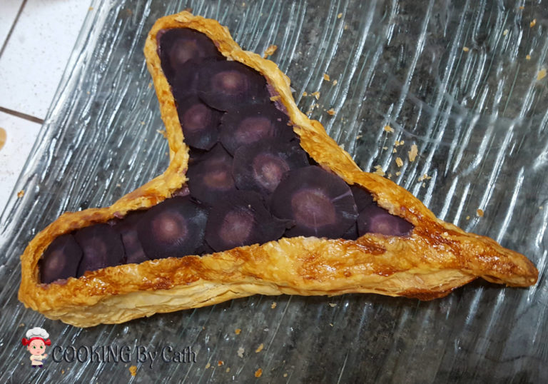 Coeur feuilleté aux légumes racines