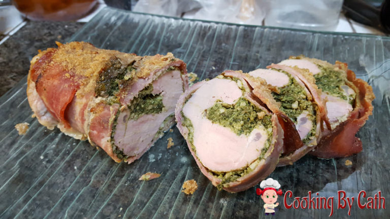 Filet Mignon Rôti Pesto Epinard