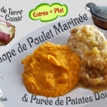 Passions By Cath Escalopes de poulet marinées & purée de patate douce - Au Cuiseur Vapeur du Companion Esc Poulet marinee puree patate douce ENTETE