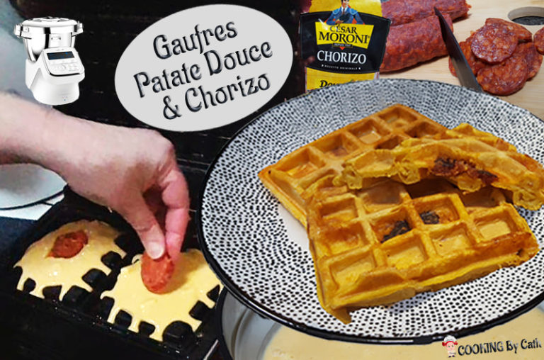 Gaufre Patate Douce & Chorizo