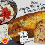 Passions By Cath Cake au Bleu d'Auvergne, Tomates Cerises & Jambon - Recette au Companion cake jambon tomate bleu dauvergne ENTETE