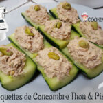 Passions By Cath Barquette de Concombre Thon et Pistaches By Cath - Recette au mini bol du Companion Concombre thon pistache ENTETE