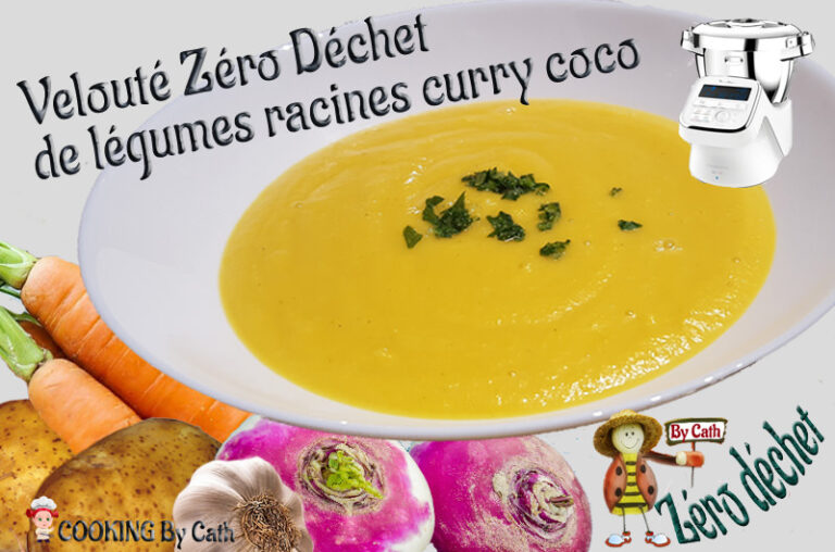 Veloute Zéro Déchet de légumes racines curry coco