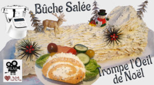 Bûche Carotte & Fromage Frais - Le Trompe l’Oeil de Noël By Cath