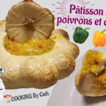Pâtisson rôti poivrons & chèvre