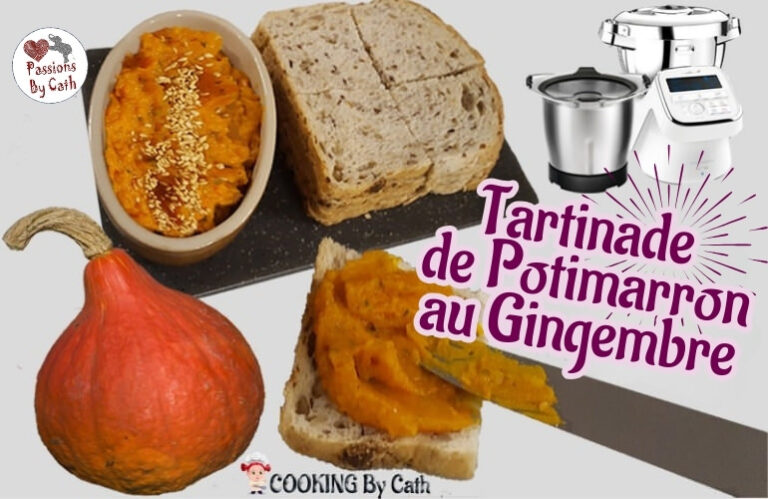 Tartinade de Potimarron au Ginbembre - Recette avec le Companion et son mini bol