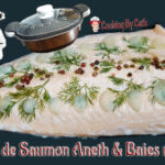 Passions By Cath 🐟Filet de saumon à l’aneth et aux baies roses au cuiseur vapeur du Companion Saumon aneth baies roses Noel22 ENTETE