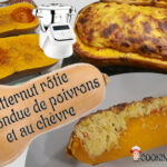 Passions By Cath Butternut rôtie à la fondue de poivrons et au chèvre By Cath - Recette au Companion Butternut rotie fondue poivrons et chevre ENTETE