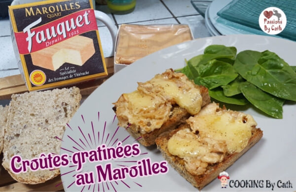 Croute gratinée au maroilles