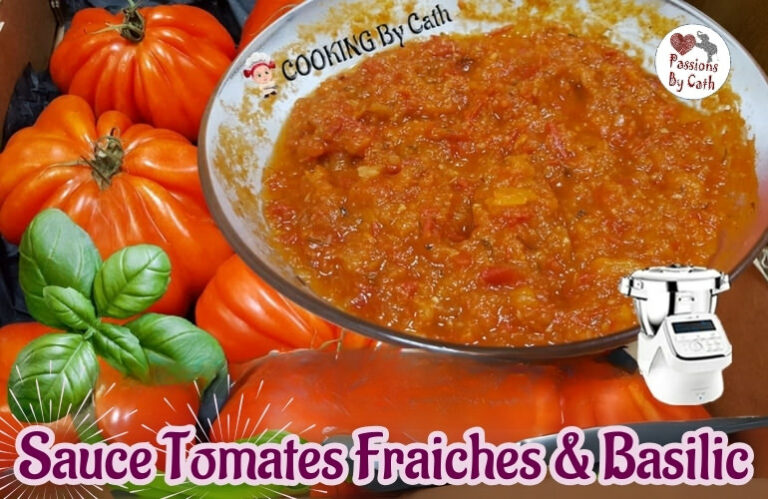 Sauce aux tomates fraiches au basilic - recette au Companion