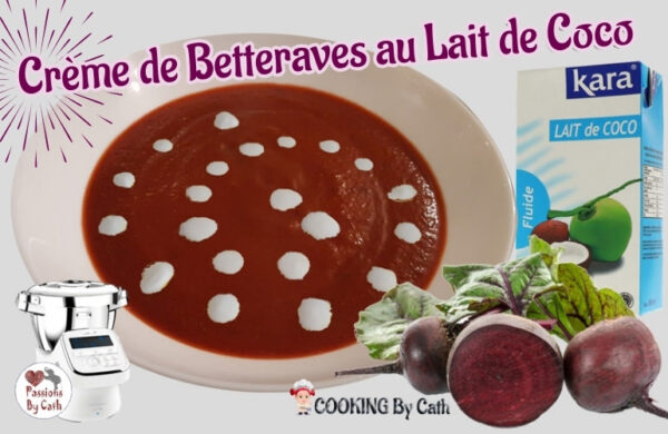 Crème de betterave au lait de coco