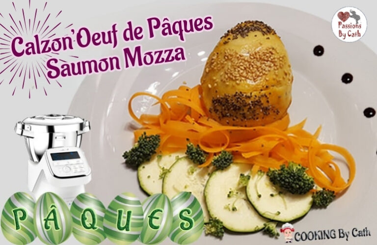 Calzon'Oeuf de Pâques Saumon Mozza