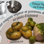 Passions By Cath Filet mignon et pommes de terre au pesto d’épinard – Cuisson sur 2 niveaux au Companion Filet mignon PdeT au pesto epinard ENTETE