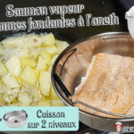 Passions By Cath Saumon vapeur et pommes fondantes à l’aneth – Cuisson sur 2 niveaux dans le Cookéo Saumon vapeur pommes fondantes aneth ENTETE