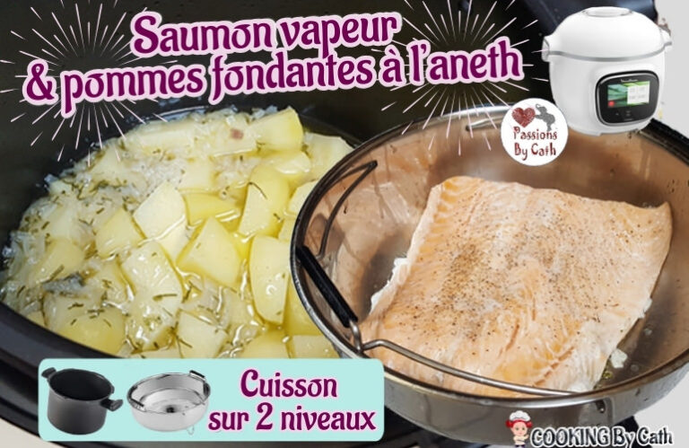 Saumon vapeur & pommes fondantes aneth au Cookéo