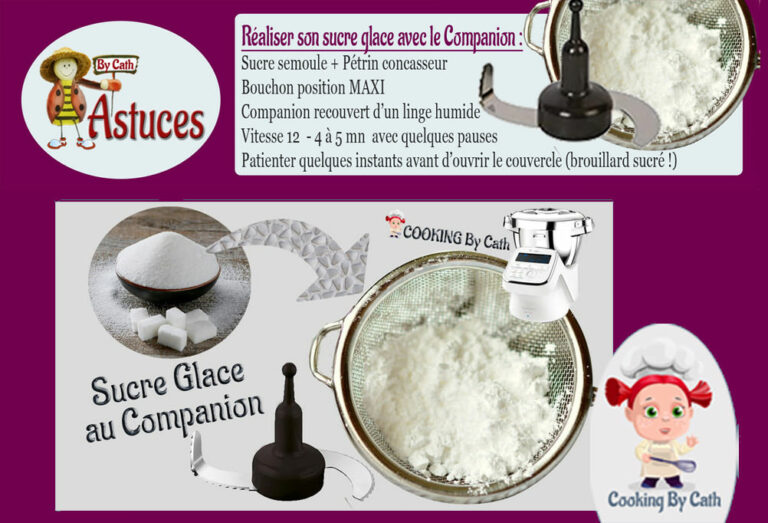 Astuces By Cath - Sucre glace au Companion