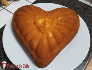 Gâteau COEUR chocolat poire