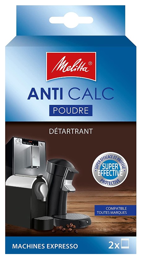 Passions By Cath Nettoyage et entretien de la machine à café avec broyeur Latticia® OT de Melitta Anti Calc detartrant Poudre